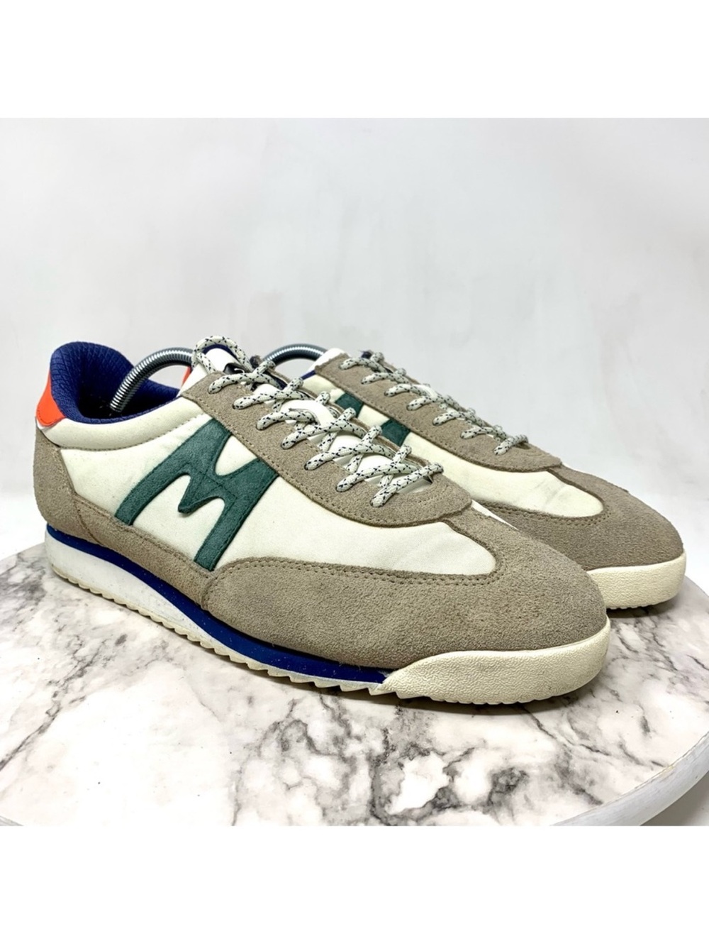 Karhu Mestari Smoke Gray/Dark Ivy Suede Sneakers 12 Mens Casual Sporty